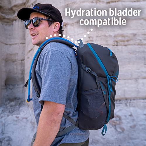 Kelty Asher Backpack, Daypack to Multi-Day Backpacking Capacity, Hiking, Lightweight Travel Pack, Internal Frame (24L Moss) - color: Winter Moss/Dill, size: 24L