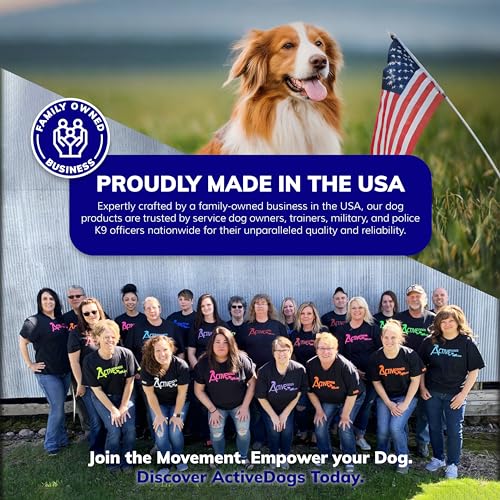 ActiveDogs Weighted Dog Collar for Muscle Building and Tactical Training - Dog Weighted Vest for Exercise - Includes 5x1lb Weights & Sheepskin Padding - Ideal for K9, Bully, Bull Terrier & More