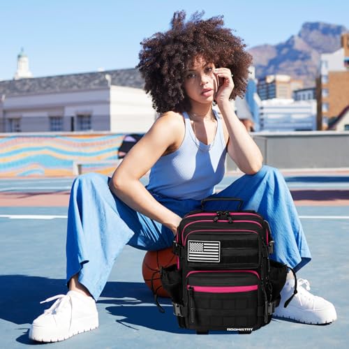 Boomistry 15L Mini Tactical Backpack Small Tactical Backpack for Women, Military Molle Backpack for Gym, Daily (Black Neon) - color: Black Neon-15l