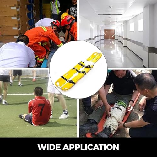 Portable Stretcher, Medical Emergency Scoop Stretcher,Adjustable Lightweight Aluminum Folding Stretcher,EMS EMT Medical Spine Board,for Ambulance, Fire Rescue