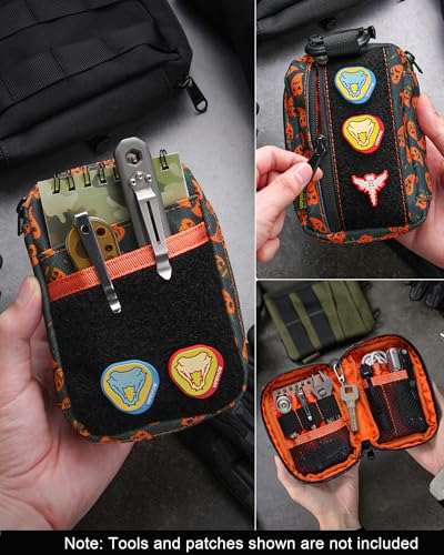 VIPERADE VE26 EDC Pouch - Small EDC Organizer for Multitools - color: Spicy Pattern