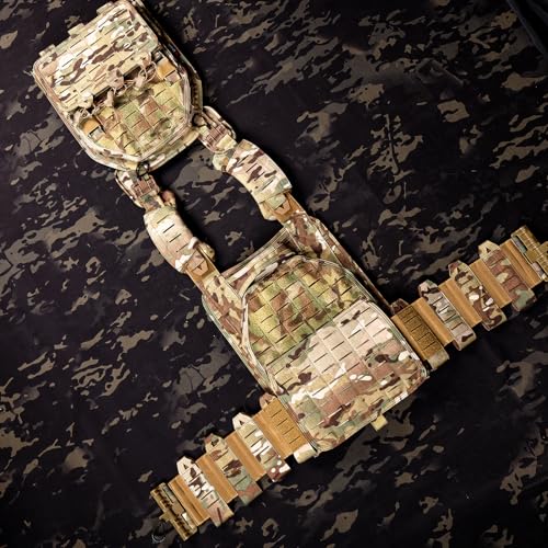YAY YAKEDA Quick Release Tactical Laser-Cutting Vest Multicam Lightweight Vest - color: Cp