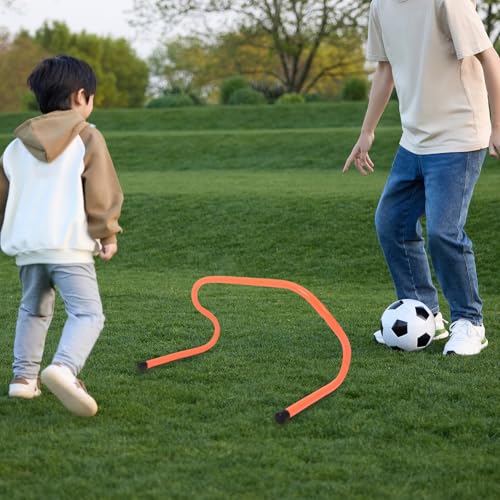 Alipis 2pcs Plastic Agility Hurdles 23cm Sports Training Hurdle Equipment for Youth Football Speed and Footwork Training