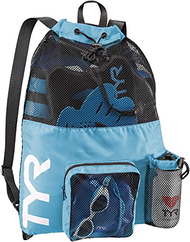 TYR Big Mesh Mummy Backpack, Blue - color: Blue