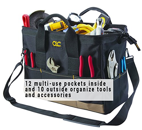 CLC Custom Leathercraft 1165 Large BigMouth Bag, 22 Pocket - size: Large BigMouth Bag with 22 Pocket
