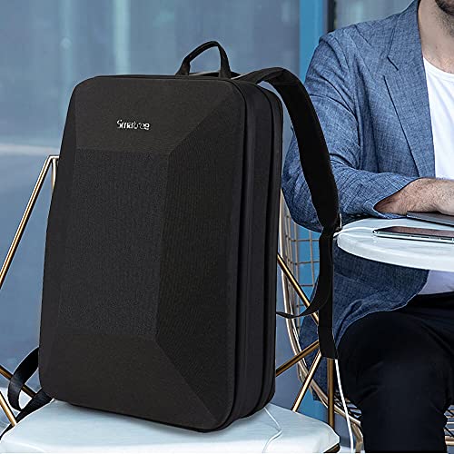 Smatree 15.6 -16 inch Waterproof Man Tech Backpack for MacBook Pro M4 2024 /M3 2023/M2 A2991 A2780 A2485,ROG Zephyrus G15/Zephyrus Duo 15 SE, IdeaPad Gaming 3,ASUS TUF F15/A15 Hard Travel Carrying Bag - color: Black