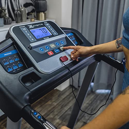XTERRA Fitness Premium Folding Smart Treadmill, Compact Design, 250+ LB Weight Capacity, Powerful Motor, XTERRA+ Fitness App Included with Purchase - style: TR260