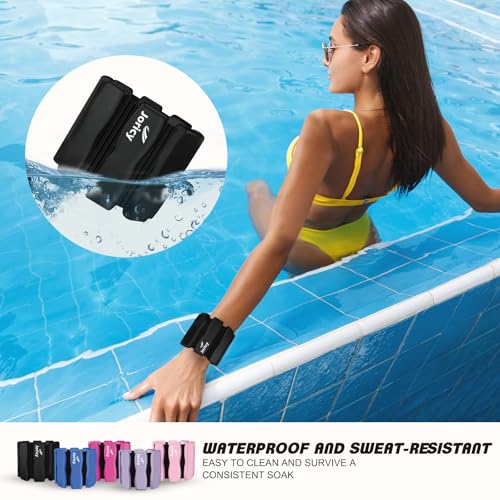 Ankle Wrist Weights for Women Men, One Pair of 2lbs/3lbs/4lbs Adjustable Arm & Leg Weights Silicone Wearable Weighted Bracelet for Pilates Yoga Walking Running Home Gym Fitness Strength Training Weight Loss Exercises Physical Therapy Dance Swimming Water