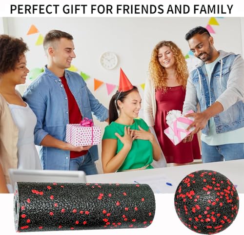 Extra Mini Foam Roller - High Density Massage Roller, Extra Small Yoga Roller for Physical Therapy, Myofascial Release, Deep Tissue & Muscle Recovery of Arms and Legs - color: Red