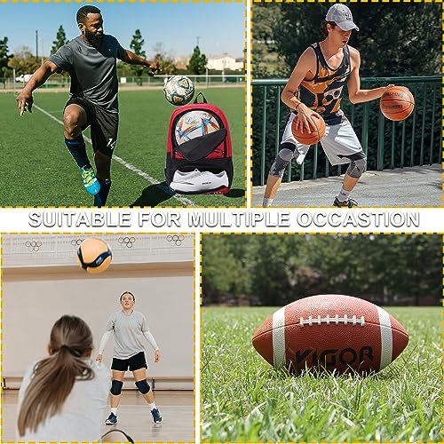Hsmihair Soccer Bag-Soccer Backpack&Backpack for & Football Volleyball & Basketball,with Ball Compartment and Separate Cleat - color: Pink