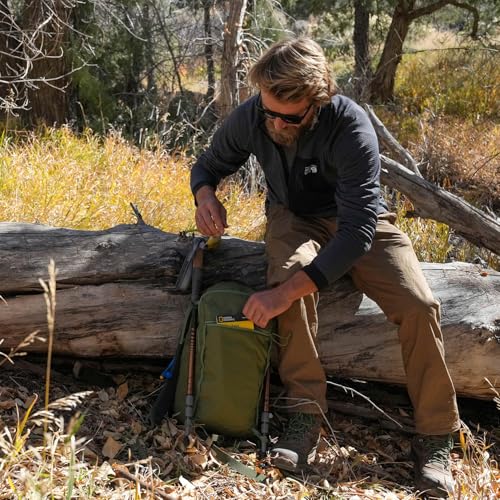 Kelty Asher Backpack, Daypack to Multi-Day Backpacking Capacity, Hiking, Lightweight Travel Pack, Internal Frame (18L Moss) - color: Winter Moss/Dill, size: 18L