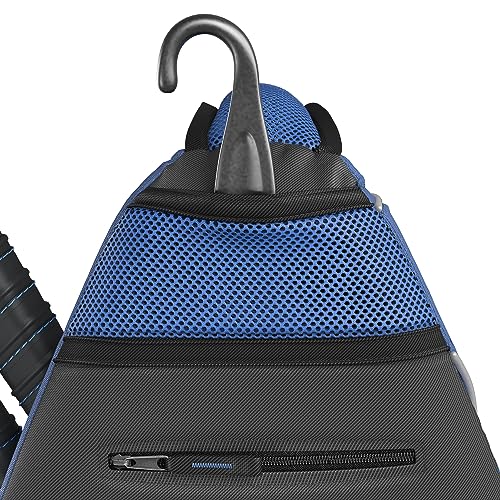 Athletico Sling Bag - Crossbody Backpack for Pickleball, Tennis, Racketball, and Travel for Men and Women - color: Blue
