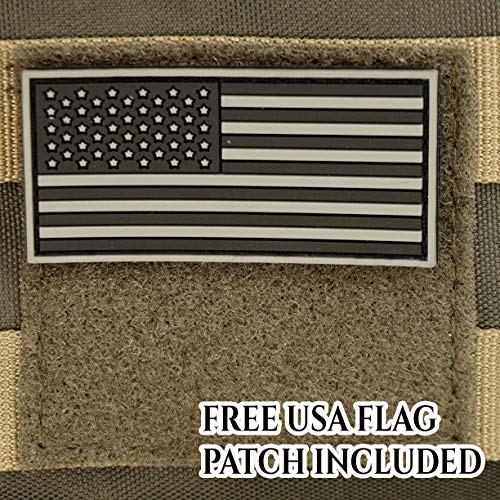 K-Cliffs Tactical Range Backpack – Lockable Bag for 5 Handguns Pouches – 900D Water‑Resistant with Rain Cover & USA Patch - color: Khaki With 5 Pouches