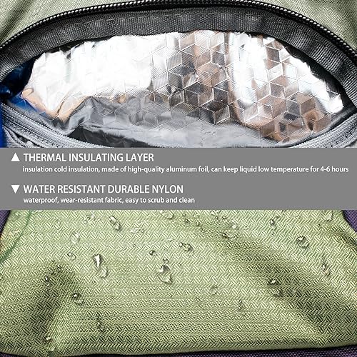 Water Backpack Hydration Backpack with Bladder Lightweight & Waterproof Hydration Pack for Hiking, Cycling, Running,Climbing Outdoorer ,Gift for dad - color: GREEN