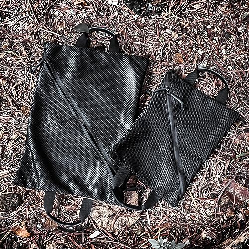 PETAC GEAR Tactical Storage Mesh Pouch Set,Insert Modular Utility Admin Pockets,Travel Organizer EDC Bag - color: Ranger Green