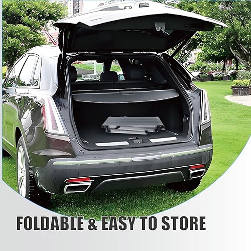 Aluminum Drywall Stool Ladder Platform,Heavy Duty Scaffolding Ladder Stand,Folding Work Bench Stepladder Stool with Non-Slip Feet,Perfect for RV Cleaning,Home Painting (39.70''X11.8''X19.7'') - size: 39.70''X11.8''X19.7''