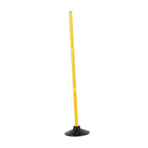 Soccer Training Marker Pole Set Football Sign Obstacle Cone Agility Rod PVC Rubber Base Suitable for Coaches Athletes Group Training Backyard - size: 1.5 m