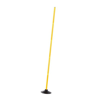 Soccer Training Marker Pole Set Football Sign Obstacle Cone Agility Rod PVC Rubber Base Suitable for Coaches Athletes Group Training Backyard - size: 2.5 m