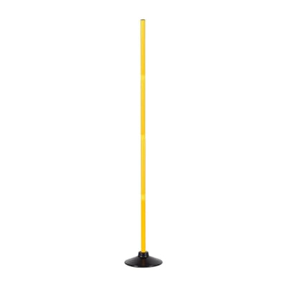 Soccer Training Marker Pole Set Football Sign Obstacle Cone Agility Rod PVC Rubber Base Suitable for Coaches Athletes Group Training Backyard - size: 2 m