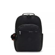 Kipling Women's Seoul 15" Laptop Backpack, Durable, Roomy with Padded Shoulder Straps, Built-In Protective Sleeve - color: Cherry Tonal 2, size: 12.75''L x 17.25''H x 8''D