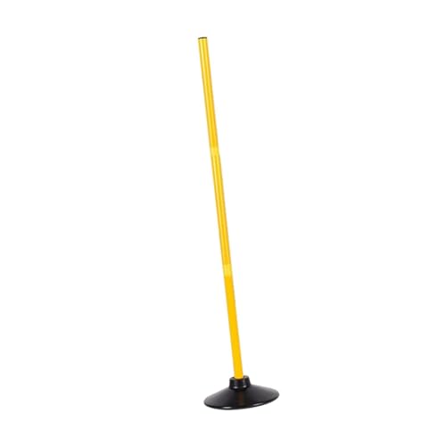 Soccer Training Marker Pole Set Football Sign Obstacle Cone Agility Rod PVC Rubber Base Suitable for Coaches Athletes Group Training Backyard - size: 1.5 m