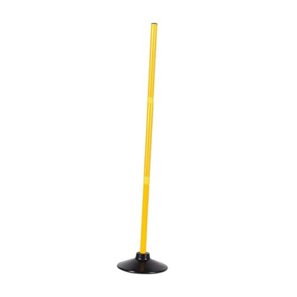 Soccer Training Marker Pole Set Football Sign Obstacle Cone Agility Rod PVC Rubber Base Suitable for Coaches Athletes Group Training Backyard - size: 1.5 m