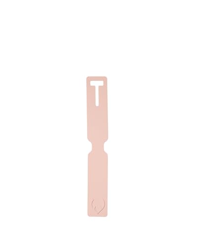 ANTLER Luggage Tags - Durable Rubber, for Suitcases & Travel Bags, Assorted Colors, Easy ID & Personalization, Fits Most Suitcases - 1.5 x 10.5 in - Moorland Pink - color: Moorland Pink