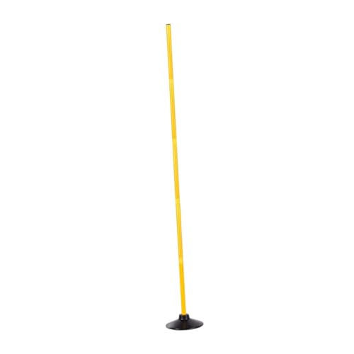 Soccer Training Marker Pole Set Football Sign Obstacle Cone Agility Rod PVC Rubber Base Suitable for Coaches Athletes Group Training Backyard - size: 2.5 m