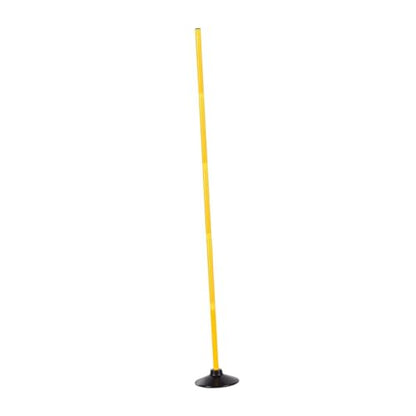 Soccer Training Marker Pole Set Football Sign Obstacle Cone Agility Rod PVC Rubber Base Suitable for Coaches Athletes Group Training Backyard - size: 2.5 m