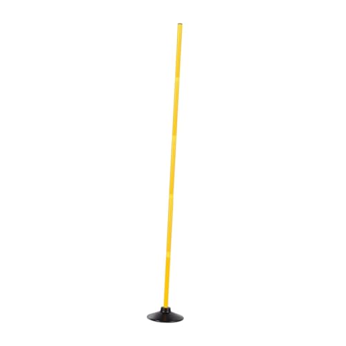 Soccer Training Marker Pole Set Football Sign Obstacle Cone Agility Rod PVC Rubber Base Suitable for Coaches Athletes Group Training Backyard - size: 2.5 m