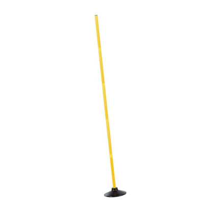 Soccer Training Marker Pole Set Football Sign Obstacle Cone Agility Rod PVC Rubber Base Suitable for Coaches Athletes Group Training Backyard - size: 2.5 m