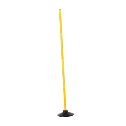 Soccer Training Marker Pole Set Football Sign Obstacle Cone Agility Rod PVC Rubber Base Suitable for Coaches Athletes Group Training Backyard - size: 2 m