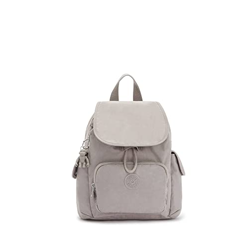 Kipling Women's City Pack Mini Backpack, Lightweight Versatile Daypack, Bag - color: Grey Gris, size: Mini