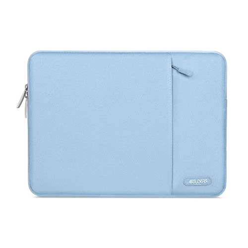 MOSISO Laptop Case 13 inch, 13 inch Laptop Sleeve Compatible with MacBook Air M4 M3 M2 M1 2025-2018 / Pro M2 M1 2025-2016, Polyester Vertical Computer Sleeve Bag with Pocket, Air Blue - color: Air Blue, size: 13 inch