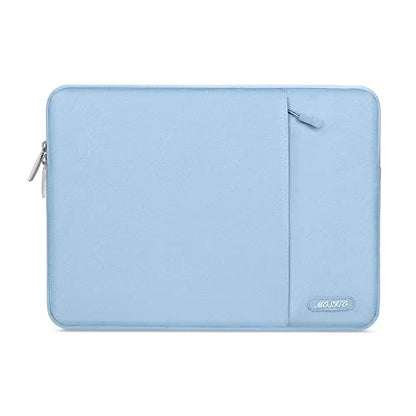 MOSISO Laptop Case 13 inch, 13 inch Laptop Sleeve Compatible with MacBook Air M4 M3 M2 M1 2025-2018 / Pro M2 M1 2025-2016, Polyester Vertical Computer Sleeve Bag with Pocket, Air Blue - color: Air Blue, size: 13 inch