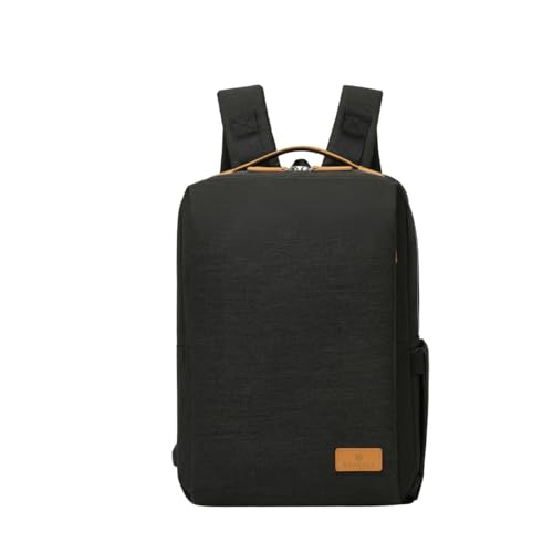 Nordace Siena Pro 13 Smart Backpack - 13.3" Laptop Backpack, 15L Daily Backpack for Travel, Everyday, or Work (Black-Brown) - color: Black-brown