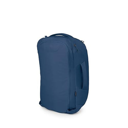Osprey Farpoint 40L Men's Travel Backpack - Carry On Bag with Laptop Sleeve and Toiletry Pocket, Antique Blue - color: Antique Blue, style: 40l