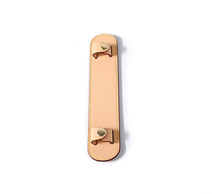 Leather Shoulder Strap Pad for Designer Trendy Bags - color: Beige