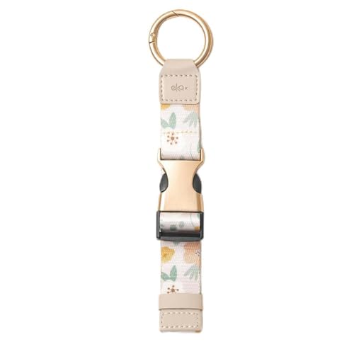 Add-a-Bag Luggage Strap, Adjustable Travel Carry Strap with Ring Hooks & Buckle, Heavy-Duty Bag Holder & Jacket Gripper, Luggage Straps/Luggage Belt, Travel Clip for Carry-On Suitcase & Backpack - color: Floral Garden