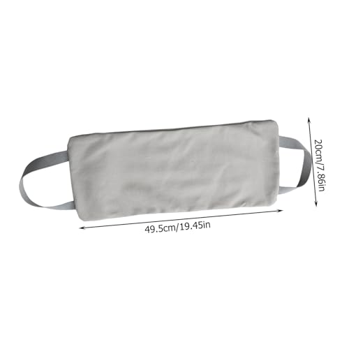 Fitness Training Sandbag Durable Workout Sand Bag with Handles for Weight Lifting Yoga and Cardio for Functional Training and Muscle Building Grey Color