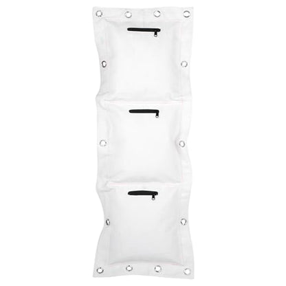 Sandbag, Wing Chun Wall Canvas Punch Empty Sandbag Target with Zipper for Boxing Muay Thai - size: 3 Bottles Per Shelf