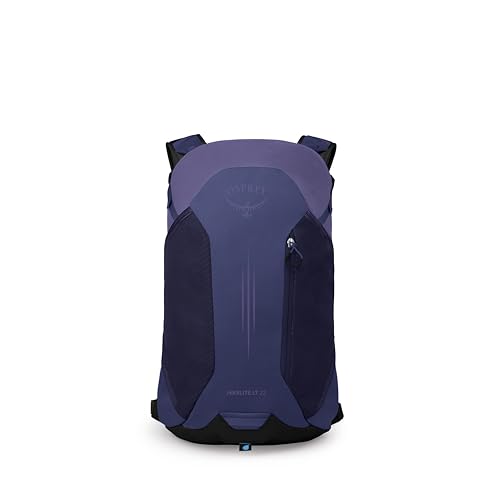 Osprey Hikelite LT 22L Hiking Backpack - Lightweight Travel Daypack with Rain Cover for Men and Women, Botswana Purple - color: Botswana Purple, style: 22l