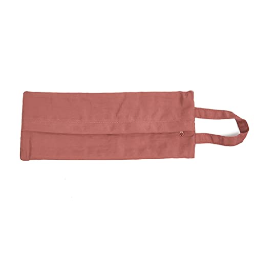 Kissvian Travel Zipper Pouch Packing Cubes Luggage Organizer Bags for Socks, Panties, Cable, Cosmetic, Currency pouches - color: Rose powder