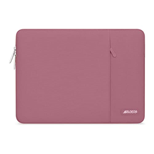 MOSISO Laptop Case 13 inch, Laptop Sleeve Compatible with MacBook Neo/Air/Pro 13 inch with A18/M5/M4/M3/M2/M1 Chip 2026-2016, Polyester Vertical Computer Sleeve Bag with Pocket, Dusty Rose - color: Dusty Rose, size: 13 inch