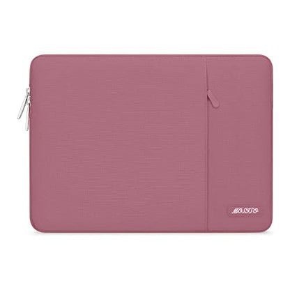 MOSISO Laptop Case 13 inch, Laptop Sleeve Compatible with MacBook Neo/Air/Pro 13 inch with A18/M5/M4/M3/M2/M1 Chip 2026-2016, Polyester Vertical Computer Sleeve Bag with Pocket, Dusty Rose - color: Dusty Rose, size: 13 inch