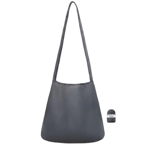 Nanobag Sling - Ultralight Crossbody Bag for Women & Men, Packable Grocery, Travel & Shopping Bag for Everyday Use - color: Gray