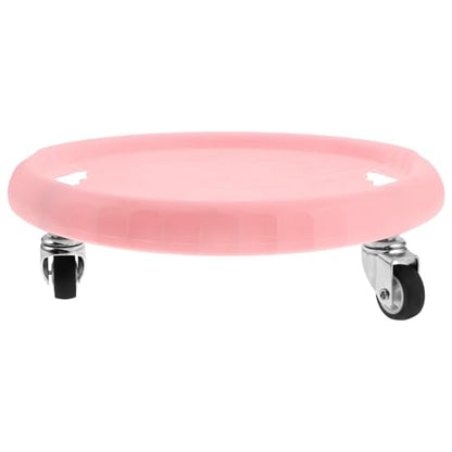 Ab Roller Wheel with Silent Smooth Rolling Core Muscle Trainer and Pink Exercise Discs for Abdominal Workout at Home, Fitness Floor Sliders for Men and Women
