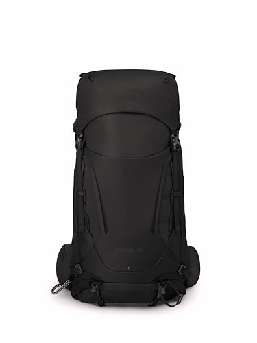 Osprey Kestrel 38L Men's Backpacking Backpack, Black, L/XL - color: Black, size: Large-X-Large
