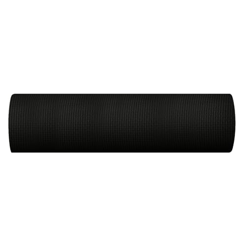 Non Slip Yoga Mat 1/5" Thick High Density Non Slip Anti-Tear Exercise Mat with Carrying Strap Hot Yoga Mat for Pilates, Workouts, Floor, Home Yoga, Stretching, Fitness, Gym - color: Black