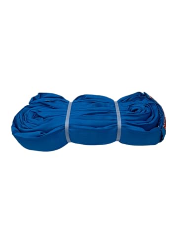 12FT Blue Polyester Round Sling, Heavy Duty Lifting Equipment, 23000 LBS Vertical Capacity BestToolsINC